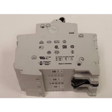 ABB  S203-C40  Circuit Breaker Thermal Mag, 3 Pole, 40A