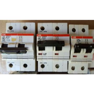 ABB breakers lot (6) S282-k16 + k8a circuit breaker