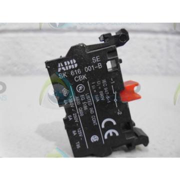 ABB 616 001-B CONTACT BLOCK *NEW NO BOX*