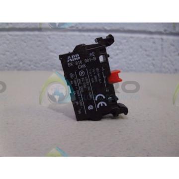 ABB 616 001-B CONTACT BLOCK *NEW NO BOX*