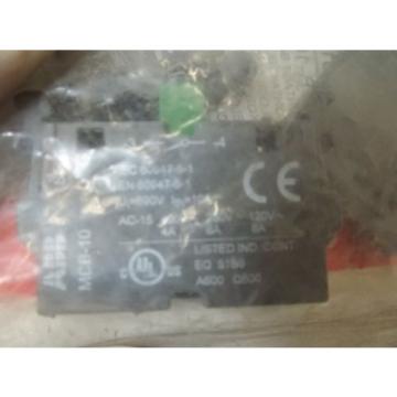 ABB MCB-10 1SFA611610R1001 CONTACT BLOCK (PKG OF 10) *NEW IN FACTORY BAG*