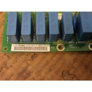 ABB ASEA BROWN BOVERI CIRCUIT BOARD CARD NRFC-31 58920886C