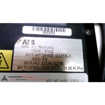 ABB 3HNE 00313-1, ROBOT TEACH PENDANT, S4C BACKLIGHT, #228387