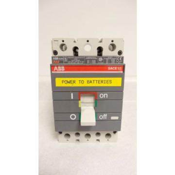 ABB S3N SACE S3 2-Pole 70A Circuit Breaker 122160060-002