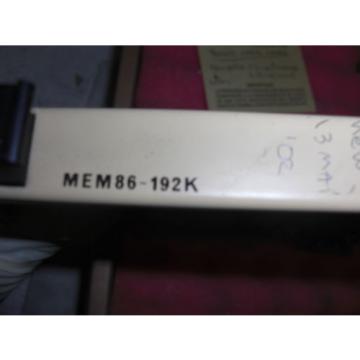 ABB MEM86-192K + 192KRM *USED*