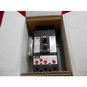 ABB FHB63225L CIRCUIT BREAKER new boxed 225 amp 3 pole lugs