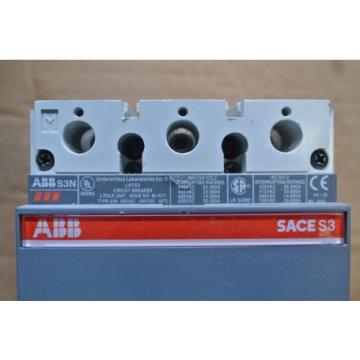 ABB SACE S3N 122160043-002  150 amp 600 volt SACE S3  Tested