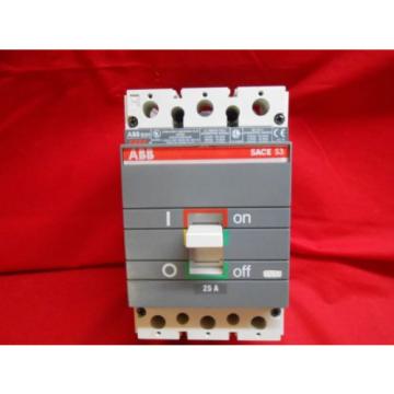 ABB S3H025TW CIRCUIT BREAKER 25 AMP TS3H025TW