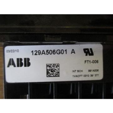 ABB FT-1 FT-I FLEXITEST SWITCH 129A506G01A 129A506G01-A