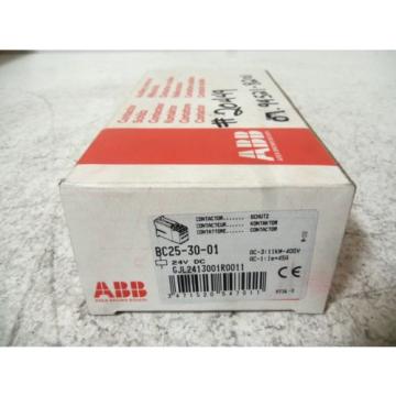 ABB BC25-30-01 CONTACTOR *NEW IN BOX*