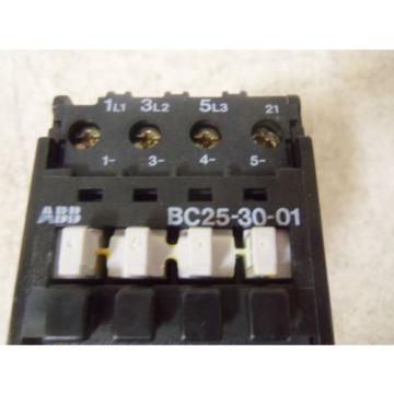 ABB BC25-30-01 CONTACTOR *NEW IN BOX*