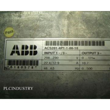 ABB       ACS 200 STARTER      ACS201-4P1-1-00-10      60 DAY WARRANTY!!