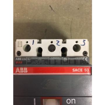 ABB S3N SACE S3 40 Amp Type HACR 3 Pole 40A Breaker 600V S3N040