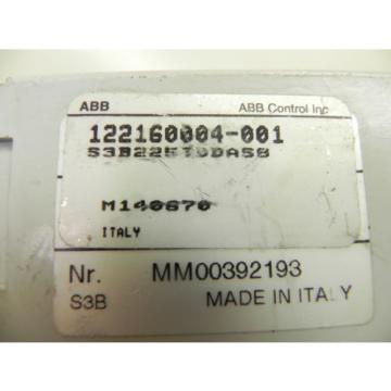 ABB Circuit Breaker 225Amp 3 P, 240Vac 500Vdc SACES3 S3B225TDD shunt trip aux sw