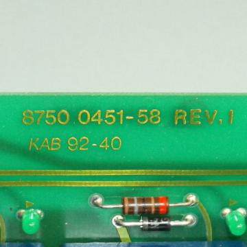 ABB 8750 0451-58 REV.1 TERMINAL SERVO BOARD, DSQC 136