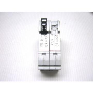 ABB S282KO,5a Circuit Breaker 2 pole .5 AMPS   S 282  K 0,5A  +