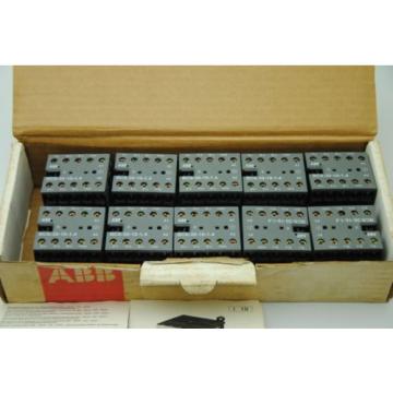 ABB BC6-30-10-1.4, Mini Contactor, 12A 300Vac, Lot of 10