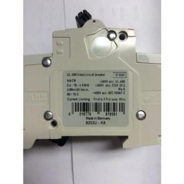 ABB S202U-K6A 2-Pole Circuit Breaker 6A DIN Mount