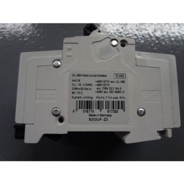 ABB S203UP-Z3 3-Pole Circuit Breaker UL489 Listed