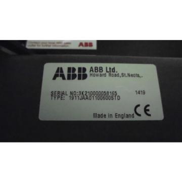 ABB  1911JAA01100600STD COMANDER 1900 *NEW IN BOX*