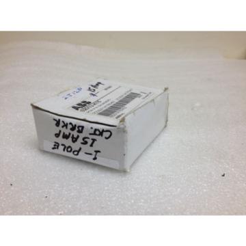 *NEW* ABB Mini Circuit Breaker S201U-K15, 1 Pole, 15A