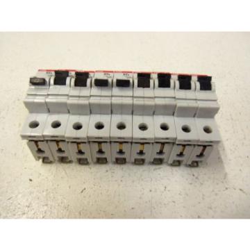 LOT OF 9 ABB CIRCUIT BREAKER S271-K4A *USED*