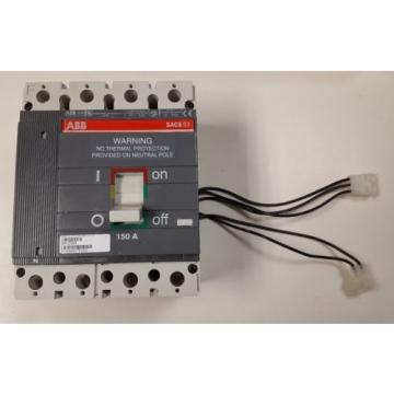 ABB SACE S3 4 Pole Circuit Breaker 150 Amp 400 Volt AC