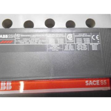 ABB S5H400CW BKR S5H 400A 3P LSI *NEW IN BOX*