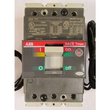 ABB SACE TMAX T1 N 100 TIN Breaker 24-30VAC DC Shunt + Auxiliary 1SDA061802R1