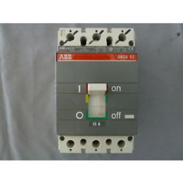 ABB CIRCUIT BREAKER 15A S3N ZD-5817 3 POLE