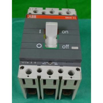 ABB SACE S3N, 3 Pole, Aux. 3A, 400Vac Breaker - P/N S3N010MW - SKU 960