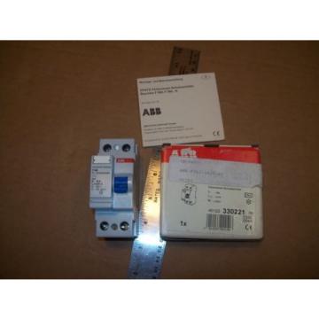 NIB ABB ASEA BROWN BOVERI  F362-16/0.01  16A 2P DIN MOUNT CIRCUIT BREAKER  N812