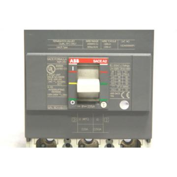 ABB SACE Formula A2N225TW 1SDA069985R1 225A 240V 3P Circuit Breaker A2A250 New