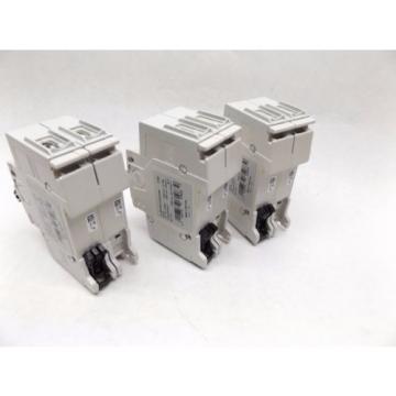 LOT OF 3 - ABB S202U-K25 CONTROL CIRCUIT BREAKER