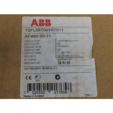 NEW IN BOX! ABB 500HP 700A CONTACTOR 1SFL597001R7011 AF460-30