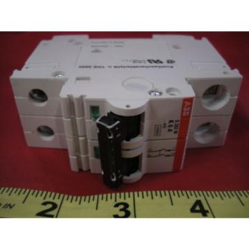 ABB S282-K6W Circuit Breaker 2 Pole 6 amp 277/480v ac 6a Nnb New no box