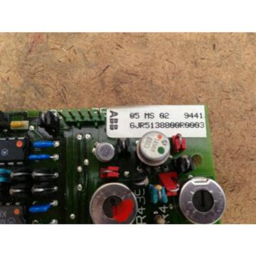 ABB CIRCUIT BOARD GJR5138800R0003 GJR5-138811P2 PRINT