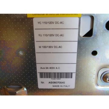 ABB E3N-A-20 SACE E-MAX PR122/P-LSIG Trip Circuit Breaker 600V 2000 Amp