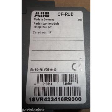 ABB 1SVR423418R9000 REDUNDANT MODULE NEW