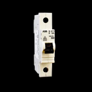 Asea Brown Boveri ABB Din Rail Circuit Breaker 6 Amp Single Pole S271 K6A