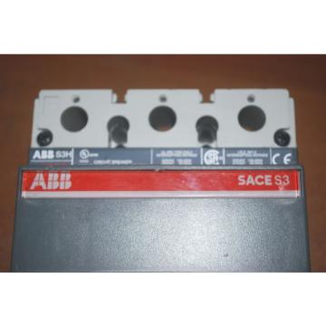 ABB AD110254279 SACE S3 3 Pole Breaker 150 Amp CB6 400V A.C. CSQ