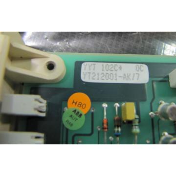 ABB ASEA BROWN BOVERI PLC BUSS BOARD YT212001-AK/7 2668 180-586/1 2668180-586/1