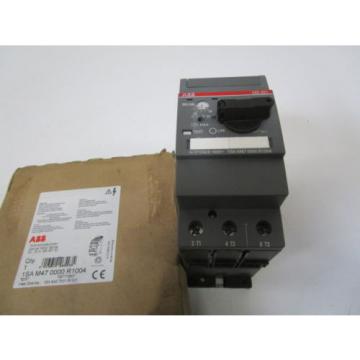 ABB MANUAL MOTOR STARTER 22-32A 1SA M47 0000 R1004 *NEW IN BOX*