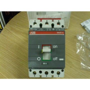 ABB S3N090TWS4 CIRCUIT BREAKER 90AMP 600 VAC S3N POLES 3