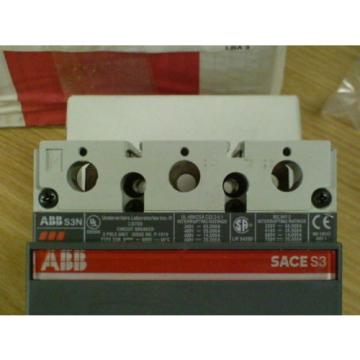 ABB S3N090TWS4 CIRCUIT BREAKER 90AMP 600 VAC S3N POLES 3