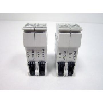 2x ABB S202U K1A HIGH PERFORMANCE CIRCUIT BREAKER 240VAC S 202 U