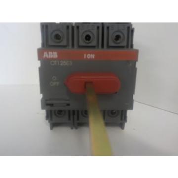 ABB OT125E3 USED SWITCH