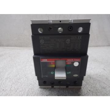 ABB SACE T3N 225 BREAKER 150 AMP, 3 POLE (USED, AS IS)