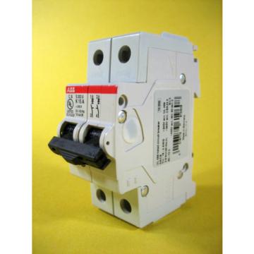 ABB S202U-K15 A  CIRCUIT BREAKER  15AMP / 2POLE / ~240V / 50/60Hz