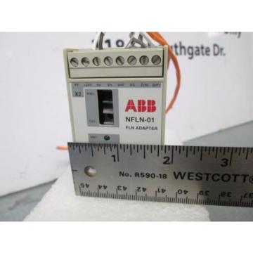 ABB NFLN-01 FLN Adapter Module 24V 3W Din-Rail for VFD Drive